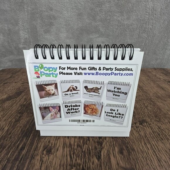 Boopy Party Cat Memes Funny Desk Office Signs Flip Kitty Novelty Humor Gift Joke - Picture 5 of 8